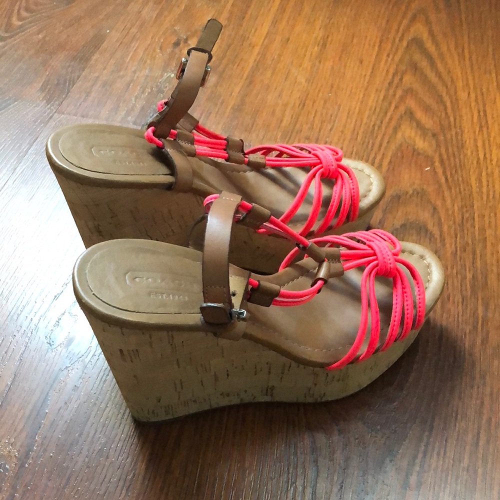 Coach Spring Wedges - Picture 2 of 3